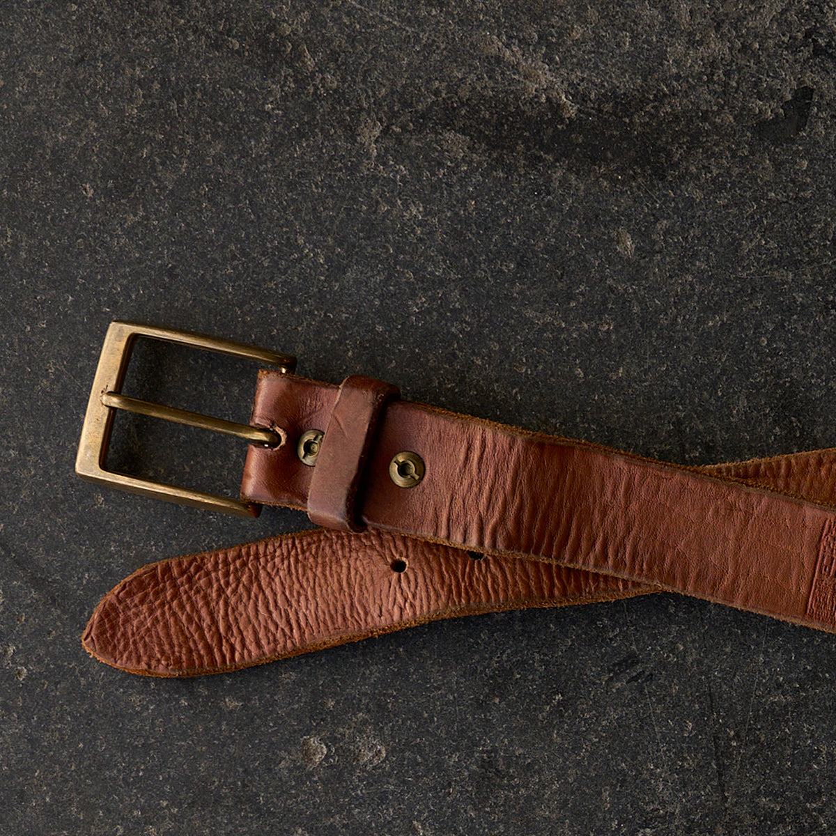 Vintage Stone-Washed Belt #527 — Coronado Leather