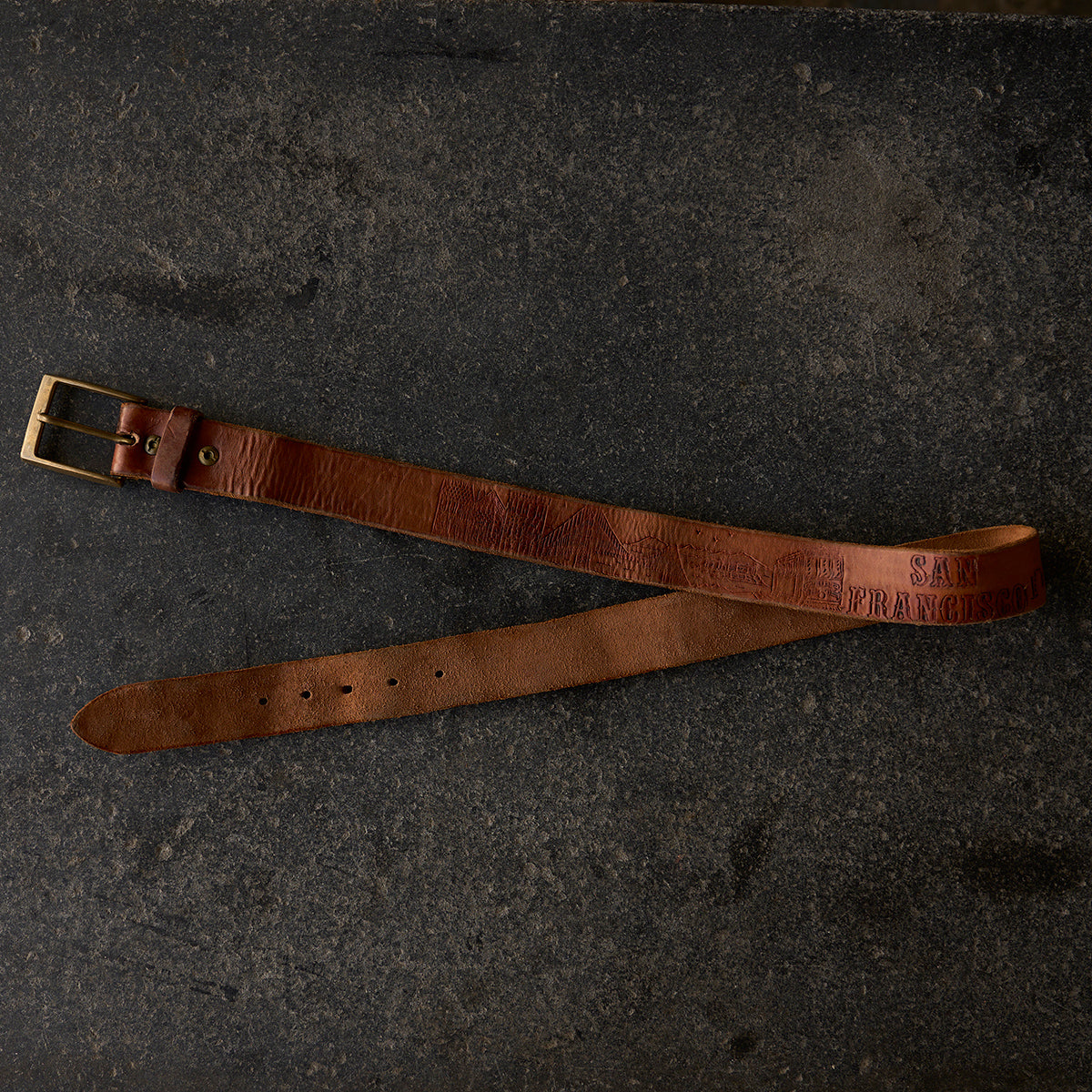Vintage Distressed Black Brown Leather Belt 100% Real Leather Full Grain  Veg Tan Aged With Antique Silver or Brass Buckle 