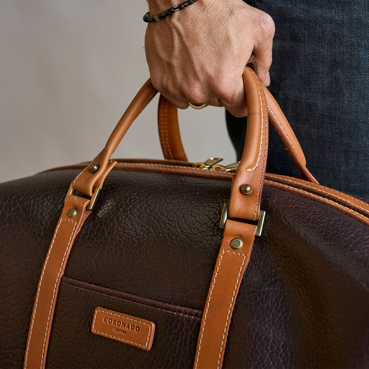 Jackson Bison Duffel No.105 | Brown LE x 10