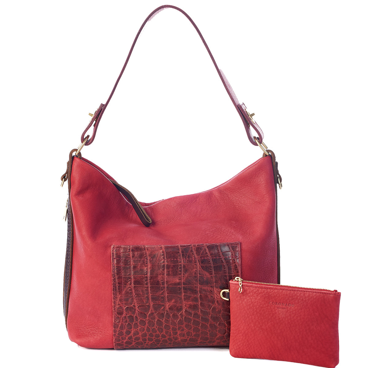 Jean Hobo Set | LE Horween Red