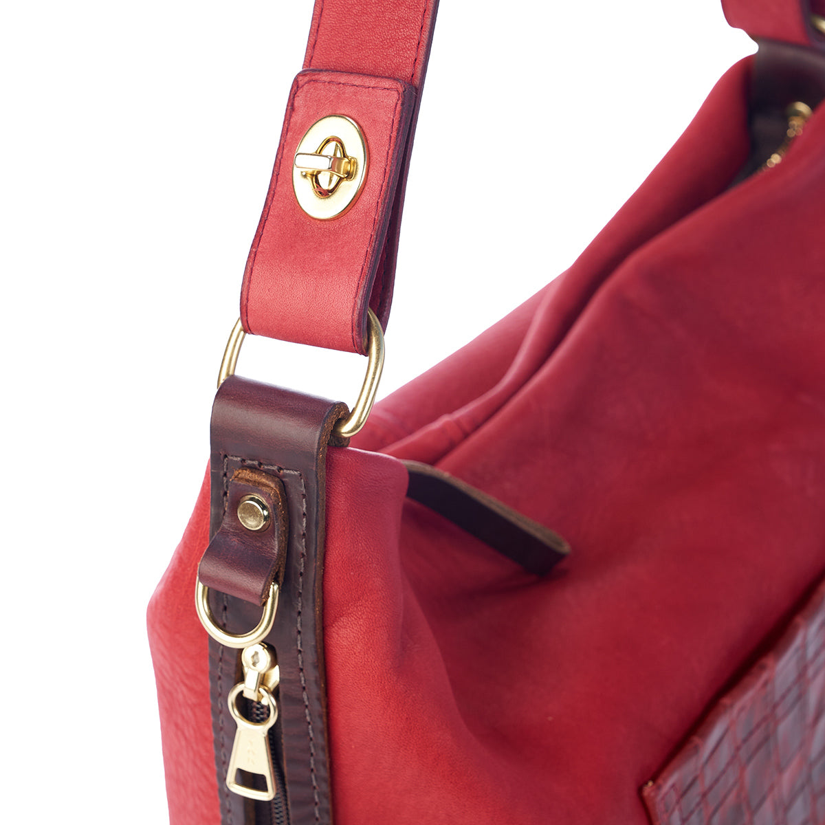 Jean Hobo Set | LE Horween Red