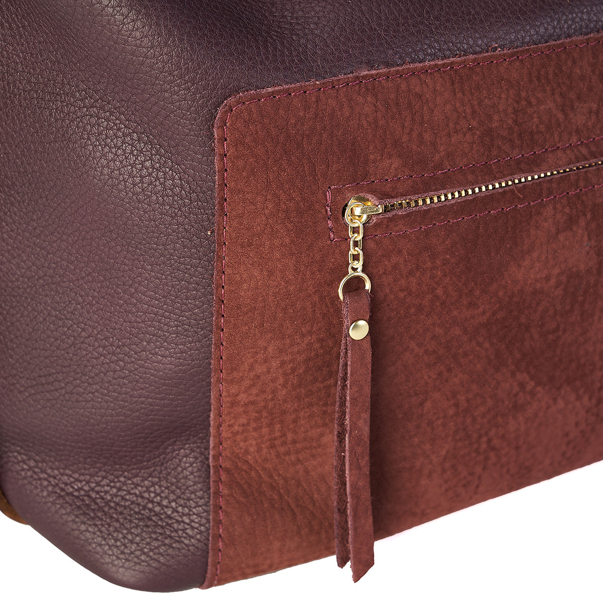 Jean Italian Hobo | Burgundy (LE)