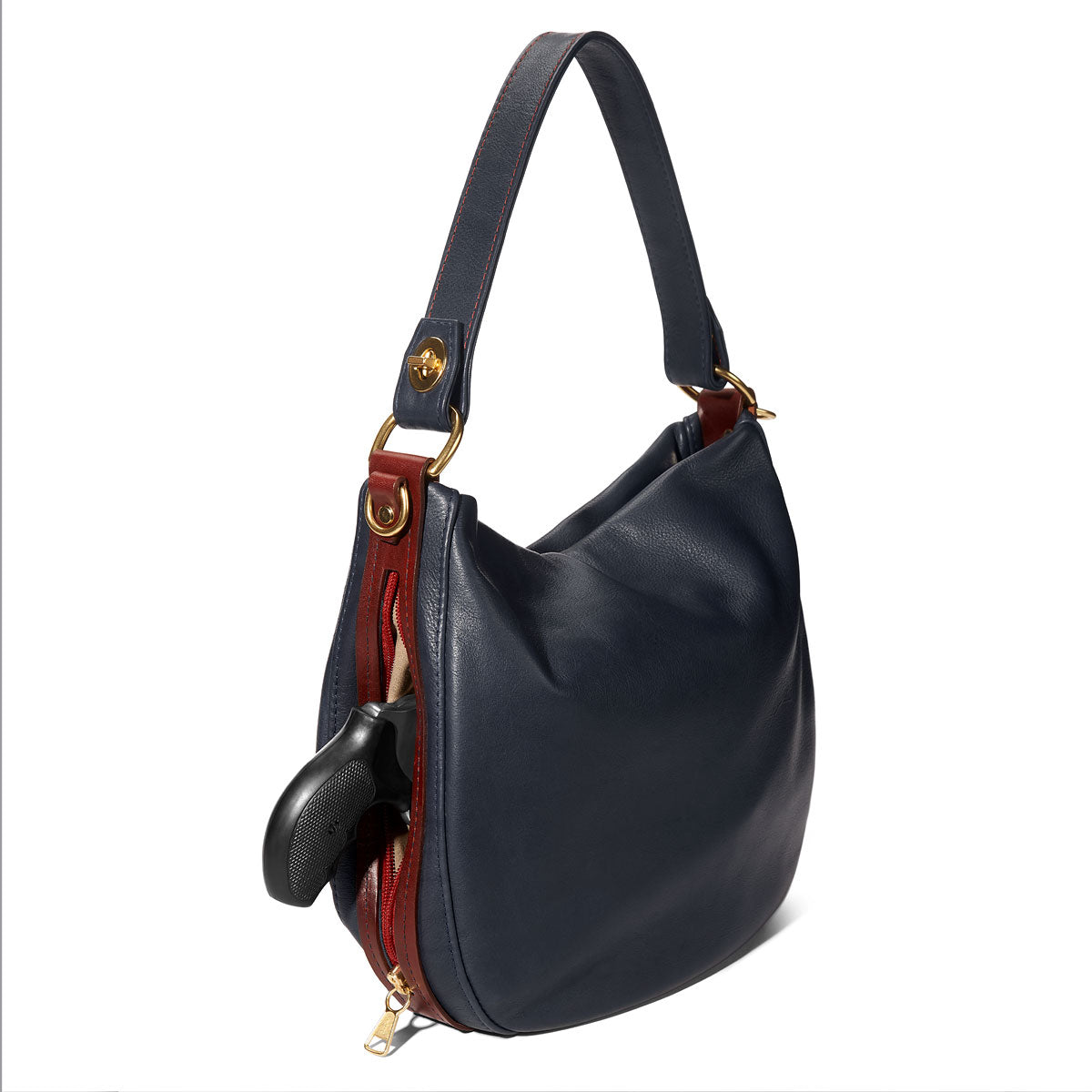 Classic Round Hobo - Navy