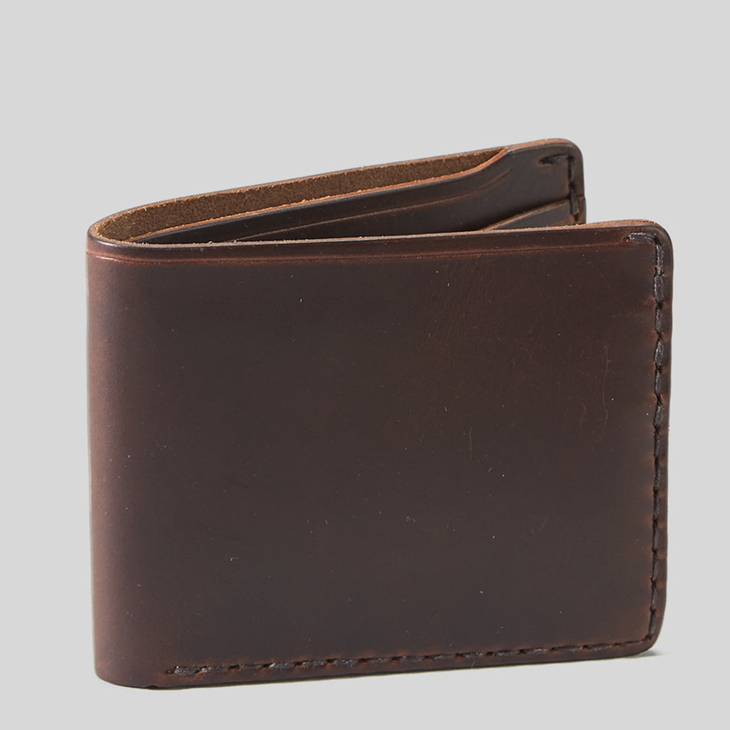 TANNER GOODS Mens Wallet. Mens Leather Wallets. Utility Bifold 4 Card  Pocket Wallet, Billfold Slot Cardholder. Made in USA, Natural