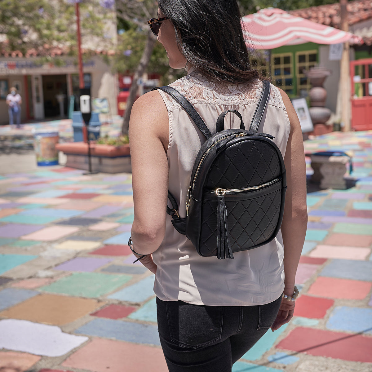 Loma Backpack (Diamond Quilted)