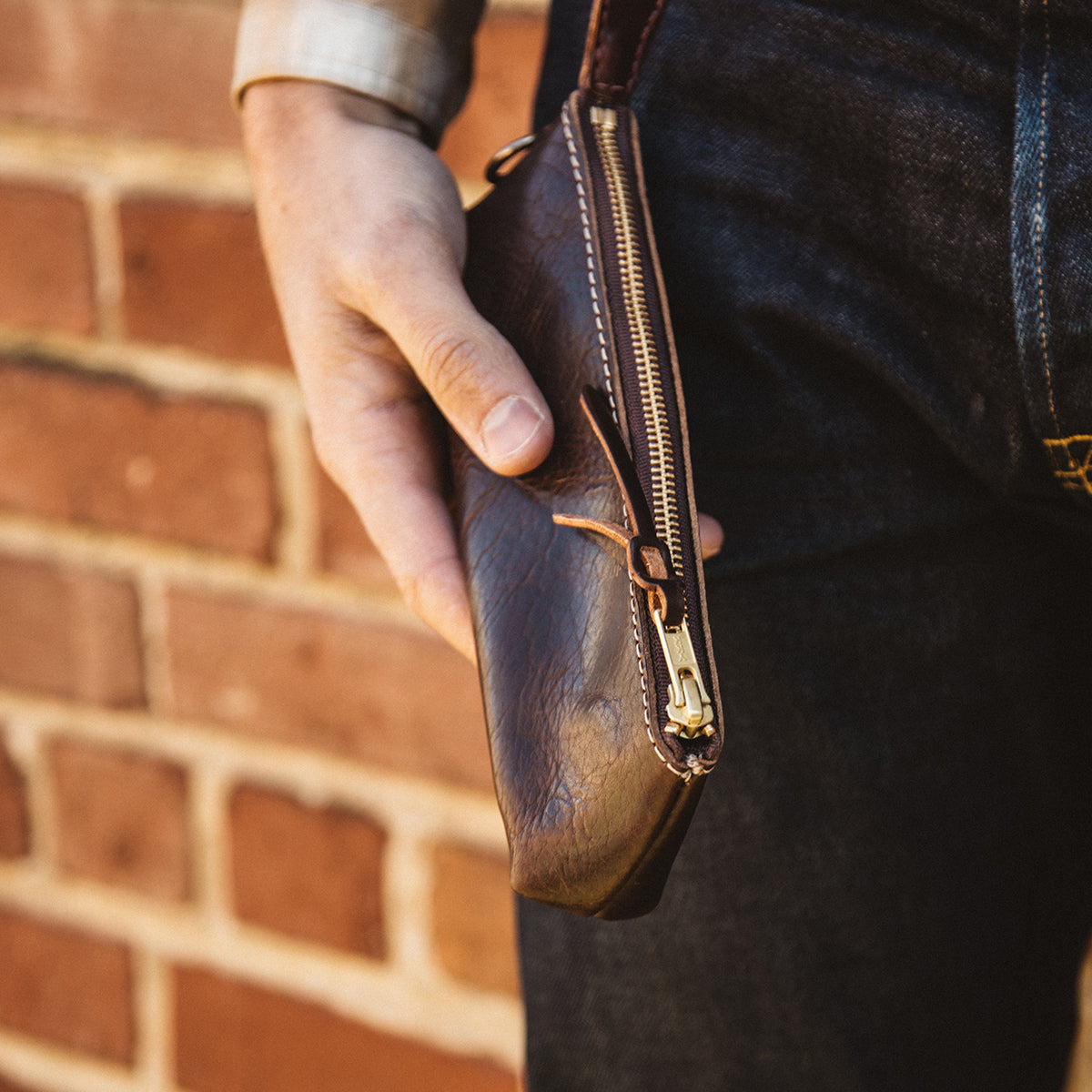 Horsehide x Shell Utility Pouch No. 319
