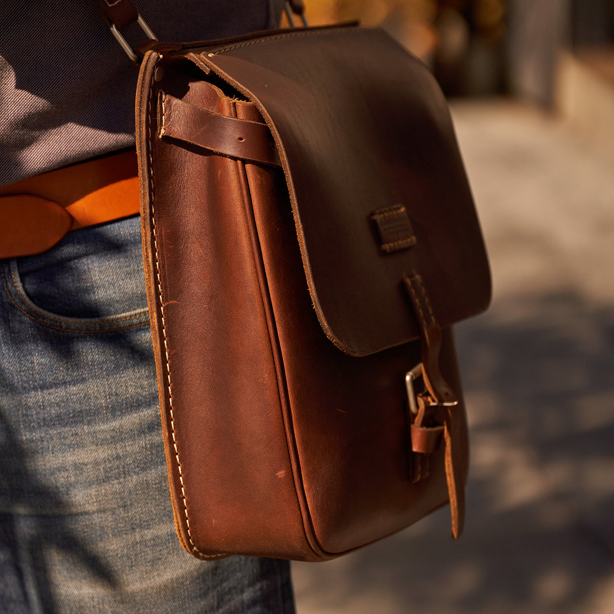 Swiss Saddle Bag No.2 | Brown LE x 10