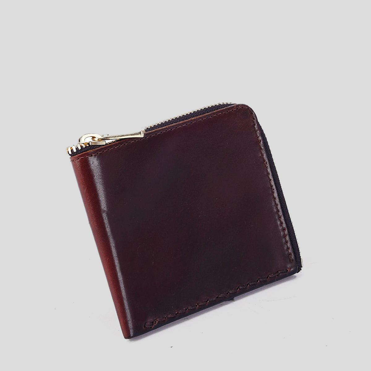 Horween Shell Cordovan Zip Wallet No.11