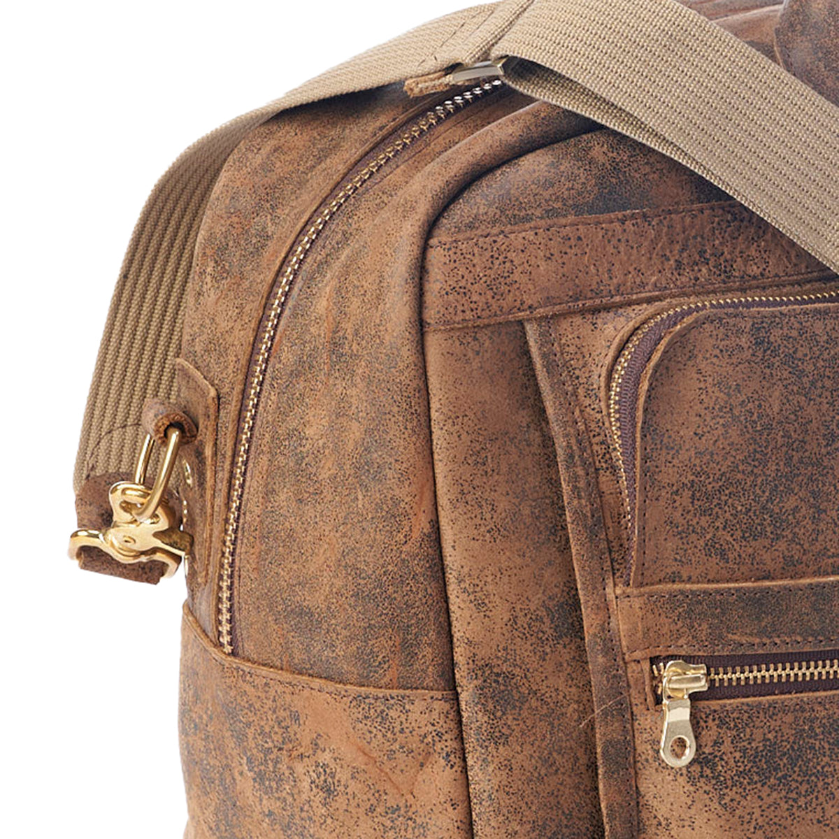 Antiqued Bison Duffel #401