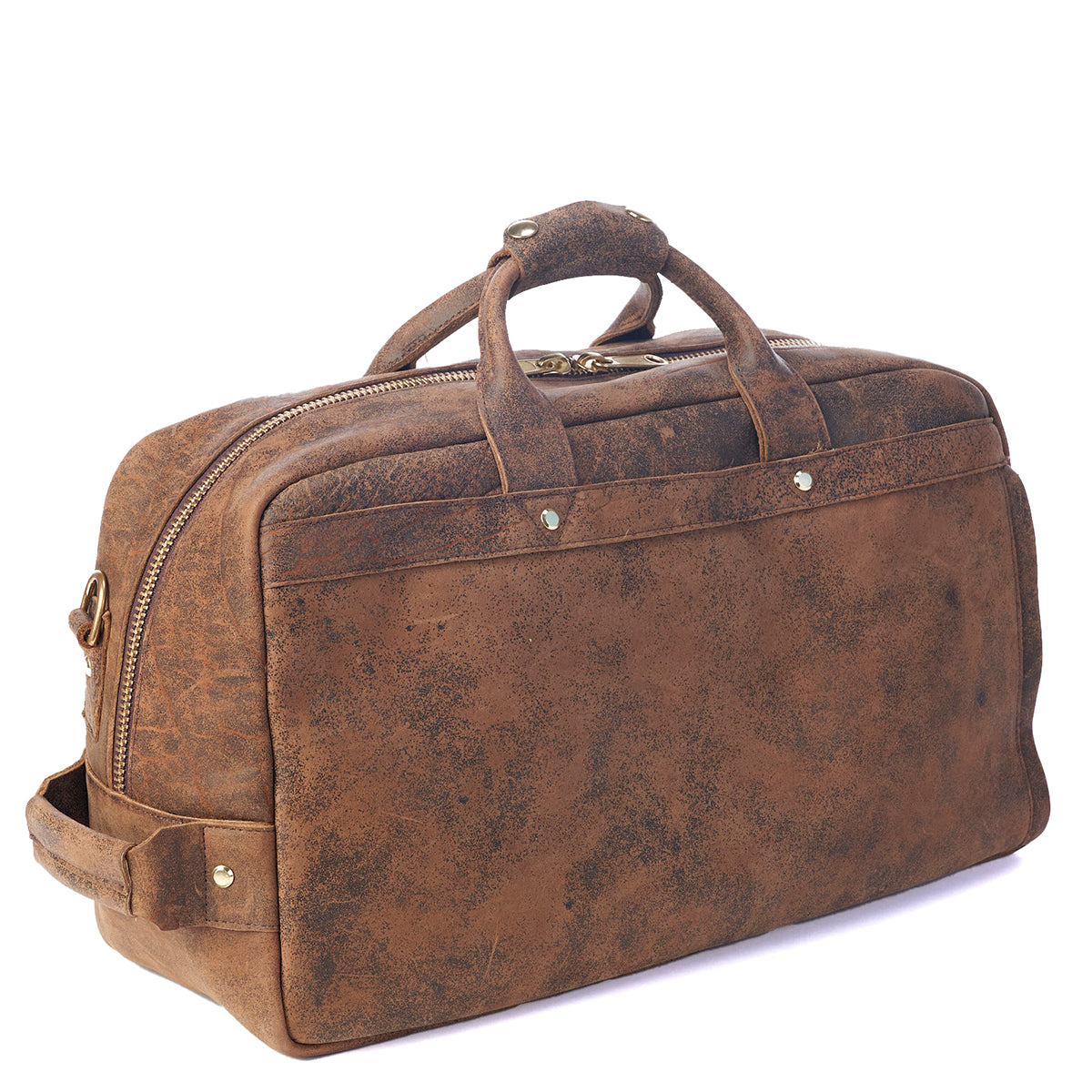 Antiqued Bison Duffel #401