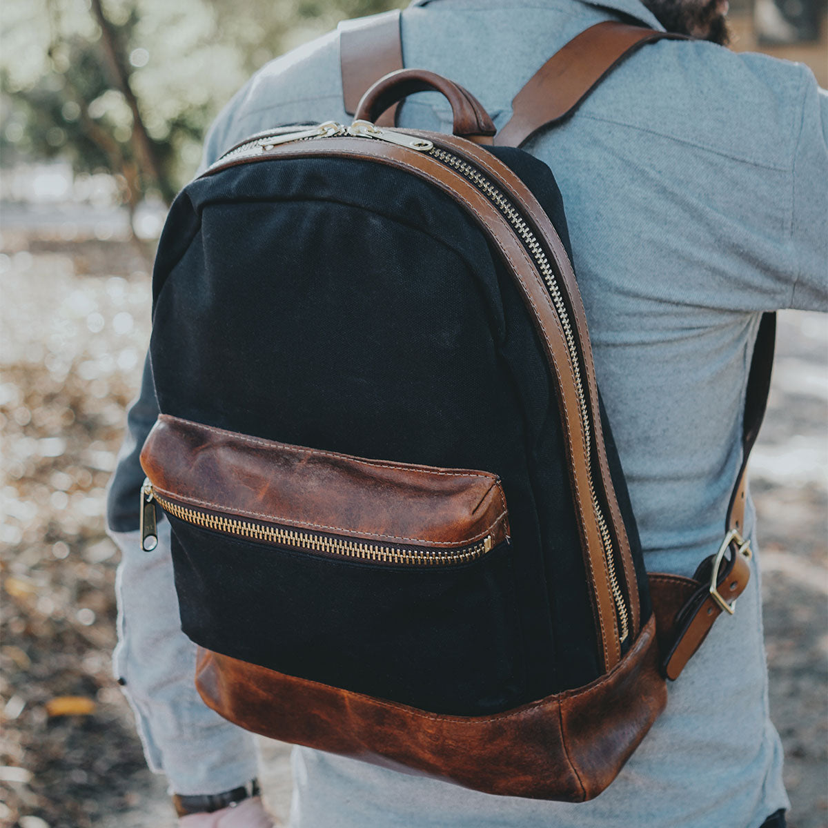 Bison Heritage Canvas Backpack #715