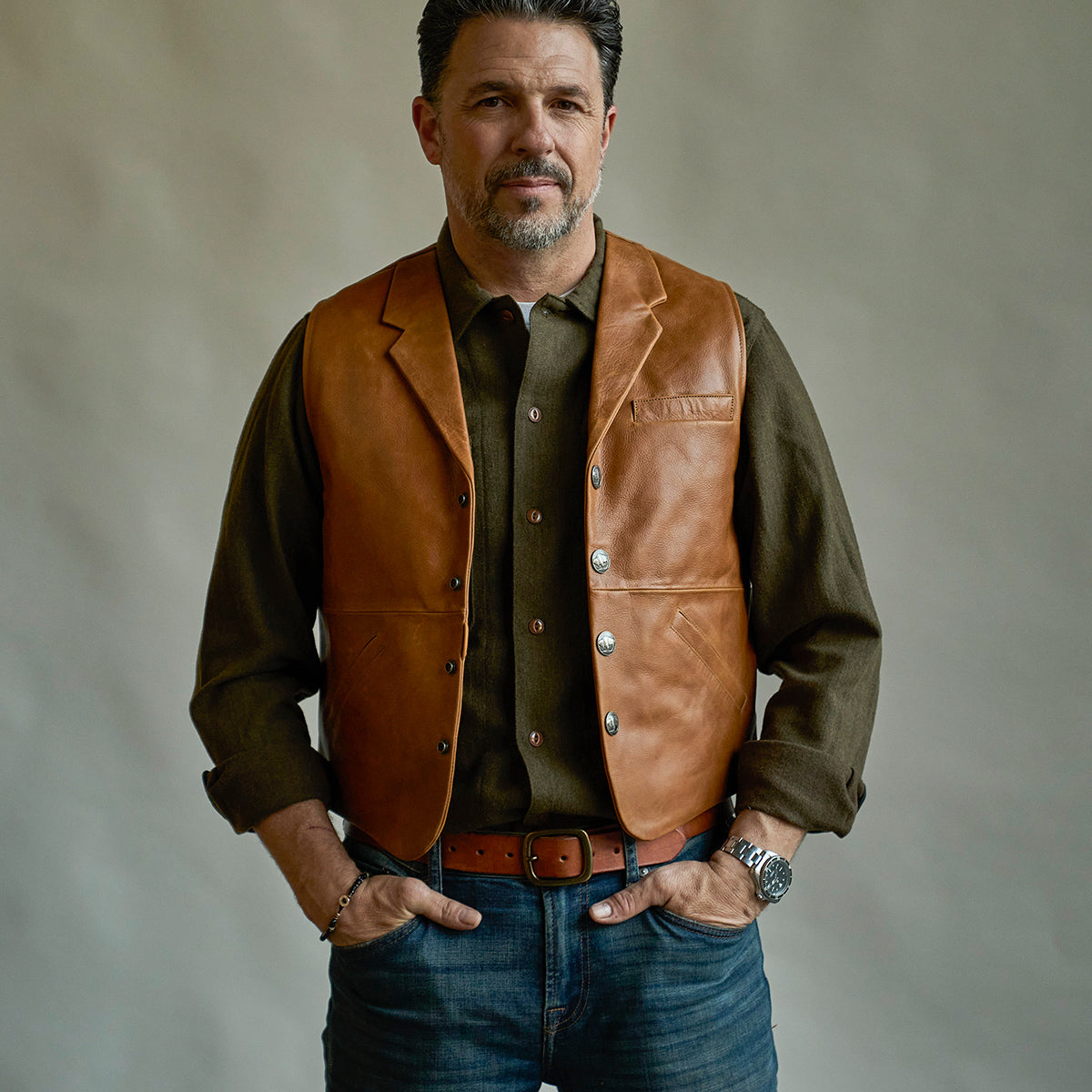 Coronado leather vest Clearance