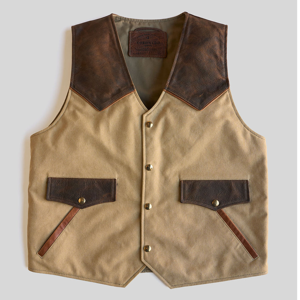 Circle-C Ranch-Tan Vest | L.E. x 60 — Coronado Leather