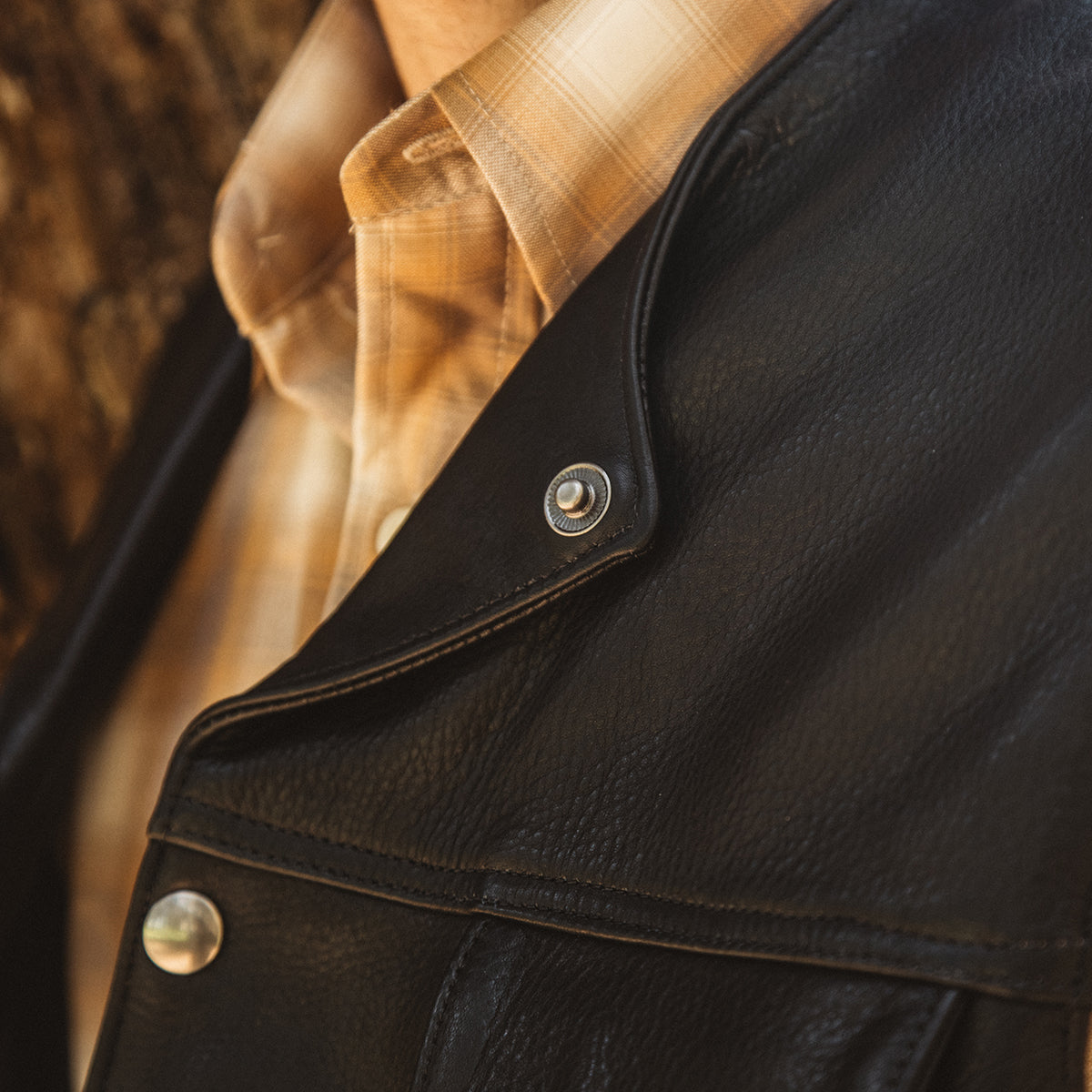3412 Men's Leather Commando Vest – Bristol Leather