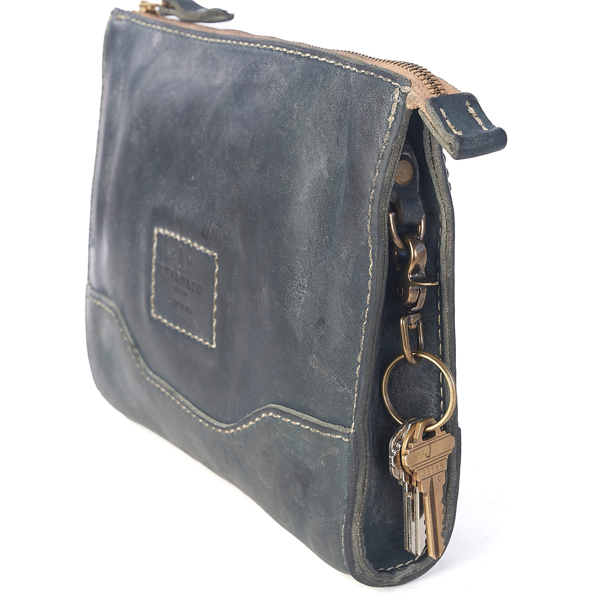 Stone-Washed Utility Pouch No.194 | Indigo