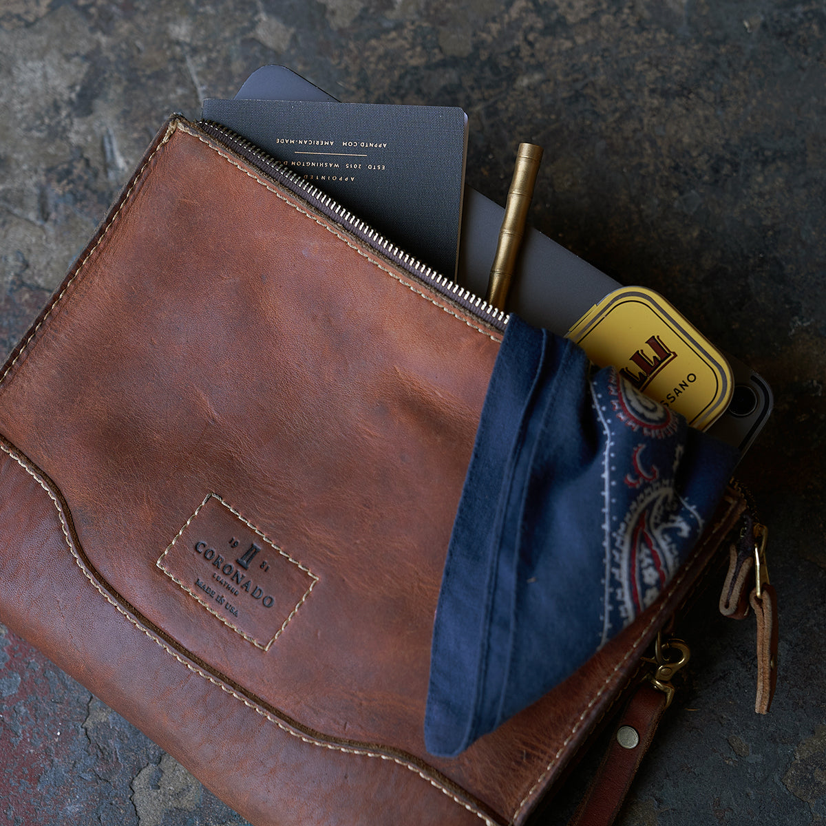 Vintage Stone-Washed Utility Case No.196