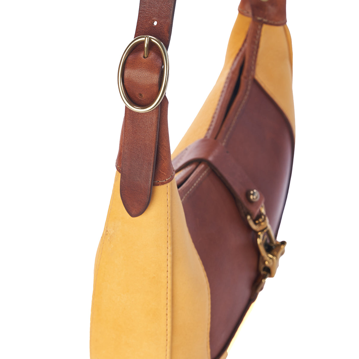 Jackie Hobo No.2  Horween® Saddle — Coronado Leather