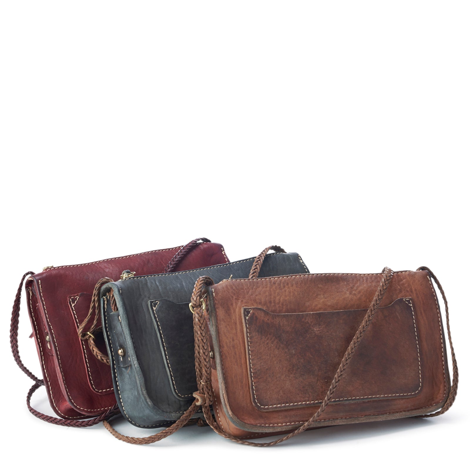 Vintage Stone-Washed Crossbody No.831