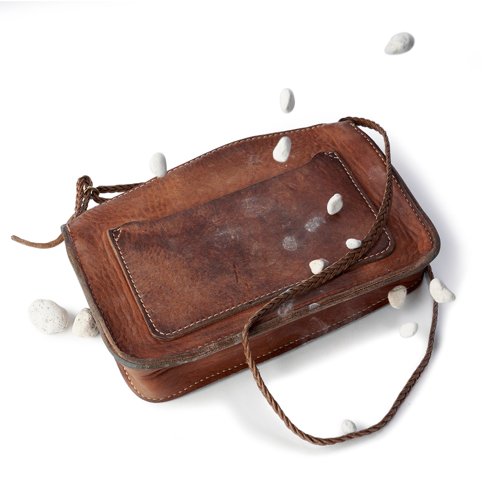 Vintage Stone-Washed Crossbody No.831